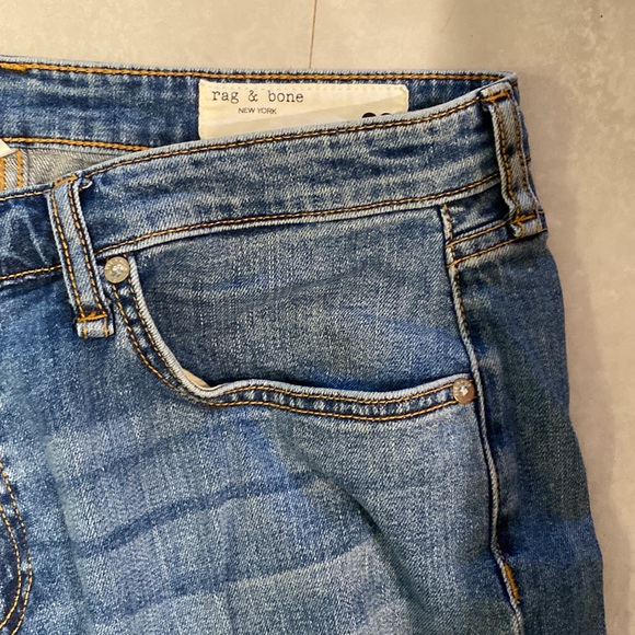 Rag and Bone Dre Low-Rise Slim Boyfriend Jeans - Picture 7 of 13